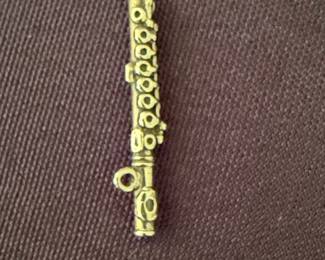 Miniature Flute Charm