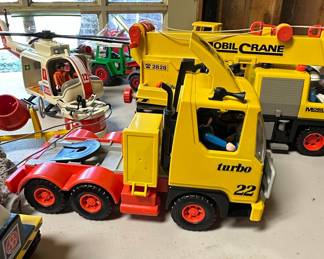 Playmobil Construction Vehicles and Figures Lot