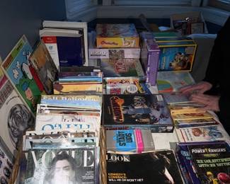 Books, games, classic magazines