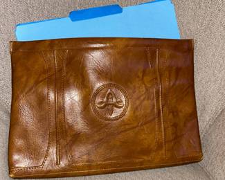 Leather document case