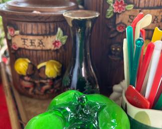 Kitchen canisters barware