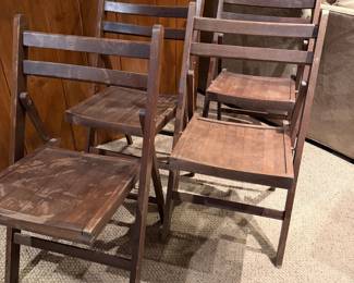 Wood Folding Chairs 