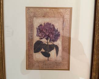Framed Floral Print