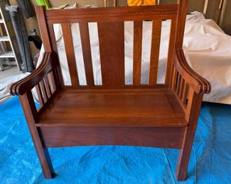 Mission Style Hall Tree