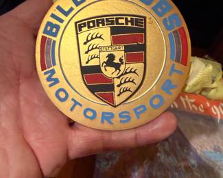 Vintage Porsche medallion