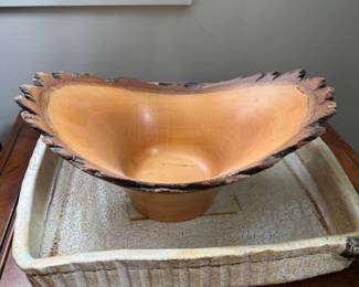 Burled Wood Bowl