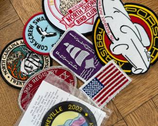 Porsche and Bird Club Patches