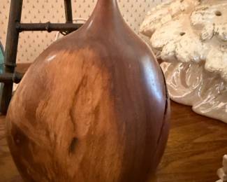Burled Wood Vase