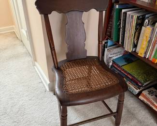 Wood Caned Chair