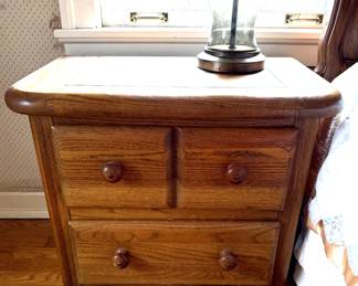 Wood Nightstand