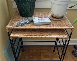 Wicker Nesting Tables