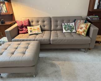 IKEA LOVESEAT w/Ottoman