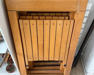 Wood Mod Folding Chairs