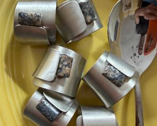 Handmade Napkin Holders, not Sterling Silver