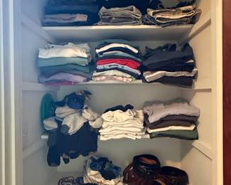 Men's Clothing and Accessories Lot