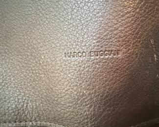 Marco Guggial Men's Leather Messenger Bag