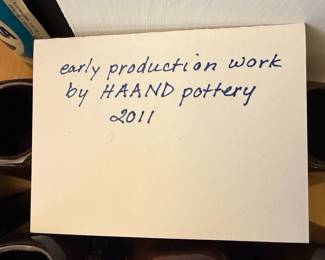 Haand Pottery "Annie & Jacob" Wedding Commemorative Vases