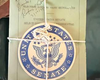 United States Senate Select Committee on Presidential Campaign Activities - Watergate Investigation Records