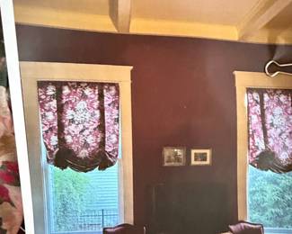 Waverly "Wakefield" Floral Balloon Curtains and Coordinating Fabric