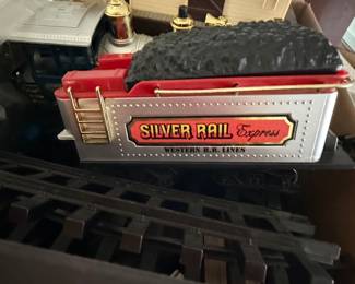 New Bright "Silver Rail Express Western R.R. Lines" Battery Operated Train Set