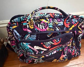 Vera Bradley Anastasia Quilted Backpack and Duffel Bag Set
