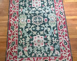 Hand-Knotted Wool Persian-Style Area Rug
