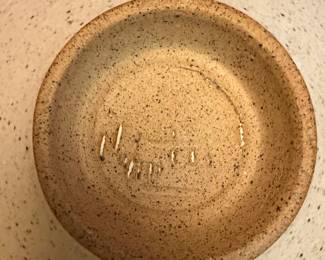 Handmade Ceramic Floral Trivet/Candle Holder