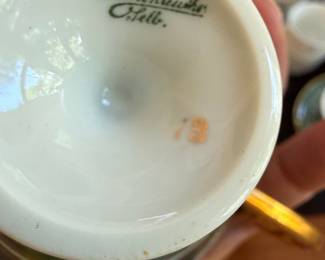 Kutchenreuther Selb Porcelain Teacup and Saucer Set