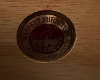 Bassett Furniture Industries, Inc. Label