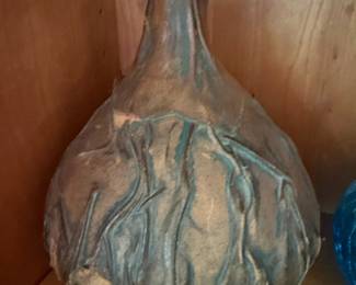 Organic Form Studio Pottery Handled Vase