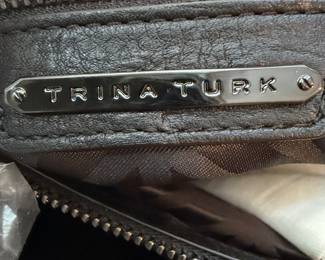 Trina Turk Leather Tote Bag