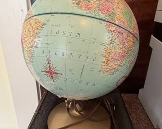 Replogle 12" World Globe with Brass-Toned Base