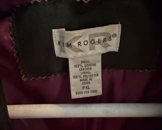 Kim Rogers Women's Genuine Leather Jacket