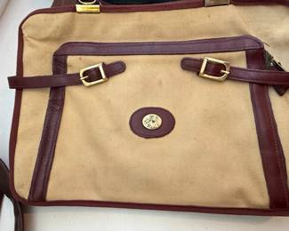 Dooney & Bourke Canvas and Leather Satchel