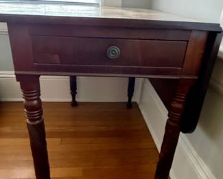 Antique Sheraton Style Drop Leaf Side Table