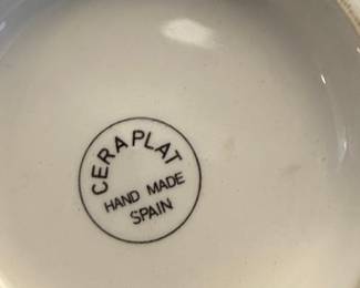 Ceraplat Hand Made Spain Decorative Plates