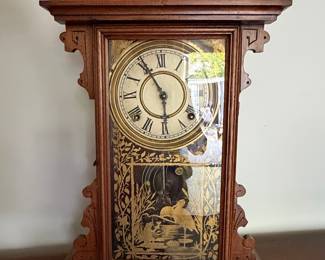 Ansonia "Crystal Regulator" Mantel Clock