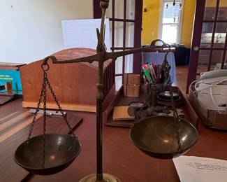Brass Eagle Counterbalance Scale