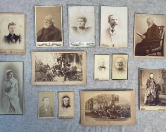 Victorian Cabinet Cards Antique Photography 