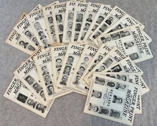 Finger Print Magazines from 1920s-30s