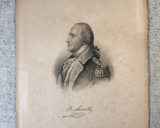 Benedict Arnold 19th C. Portrait