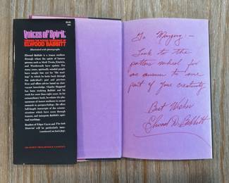 Vintage Paranormal Book Signed by Elwood Babbitt 