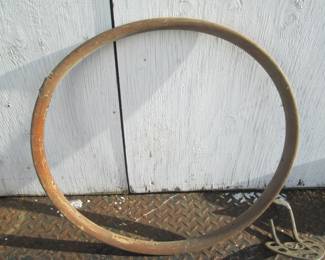 antique wood bike rim