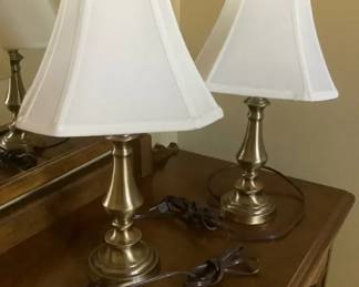 Pair of Lamps With Shades