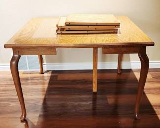 Oak Table with Two Leaves
