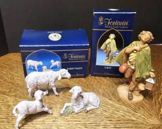 Fontanini Nativity Figures David  Sheep Family