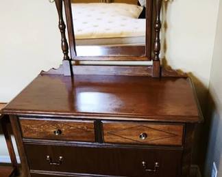  005 Antique Dresser with Mirror
