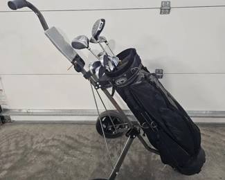 Tour Series Golf Clubs, Bag  Cart