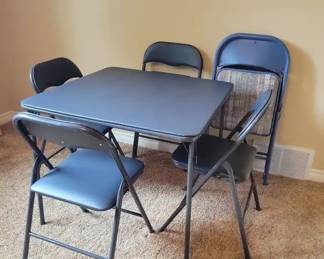 Card Table  Chairs 