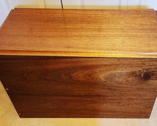 Wooden Blanket Toy Chest